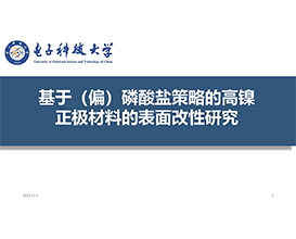 基于（偏）磷酸鹽策略的高鎳正極材料的表面改性研究